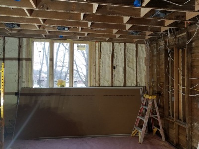 Opening up wall for open concept