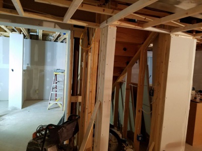 Rough and finishing drywall