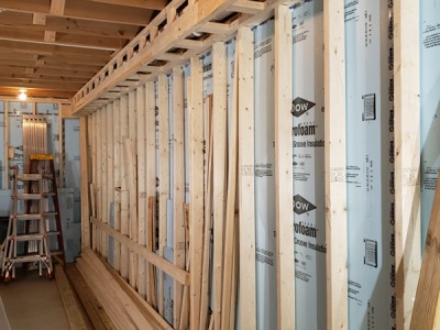 Basement insulation and framing job Mequon, WI