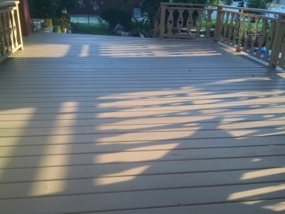 Deck in Ripon, WI / Before and after