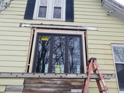 Install new Marvin casement window